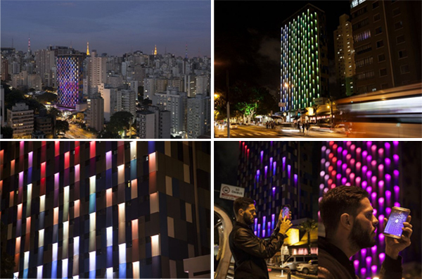 交互式LED墙:用手机APP与它互动 可展示周遭环境.jpg 交互式LED墙:用手机APP与它互动 可展示周遭环境.jpg