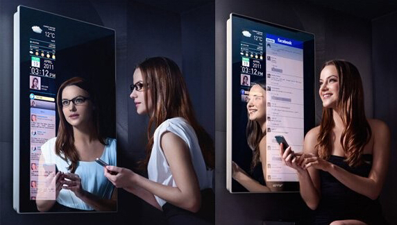 智能镜子今年重庆投产 网购可看穿衣效果.jpg 智能镜子今年重庆投产 网购可看穿衣效果.jpg